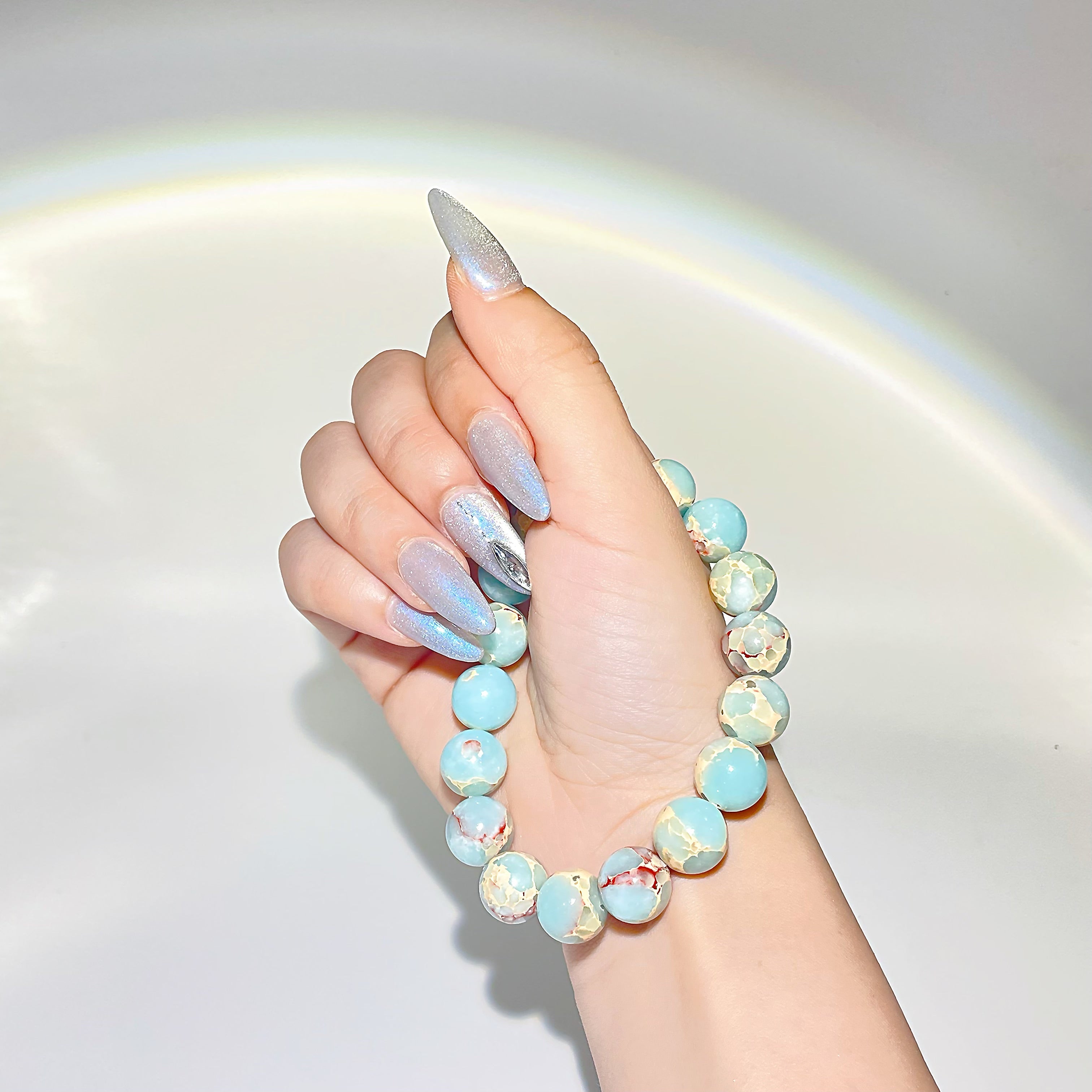 Energyshine Natural Shoushan Stone Beaded Bracelet - EnergyShine