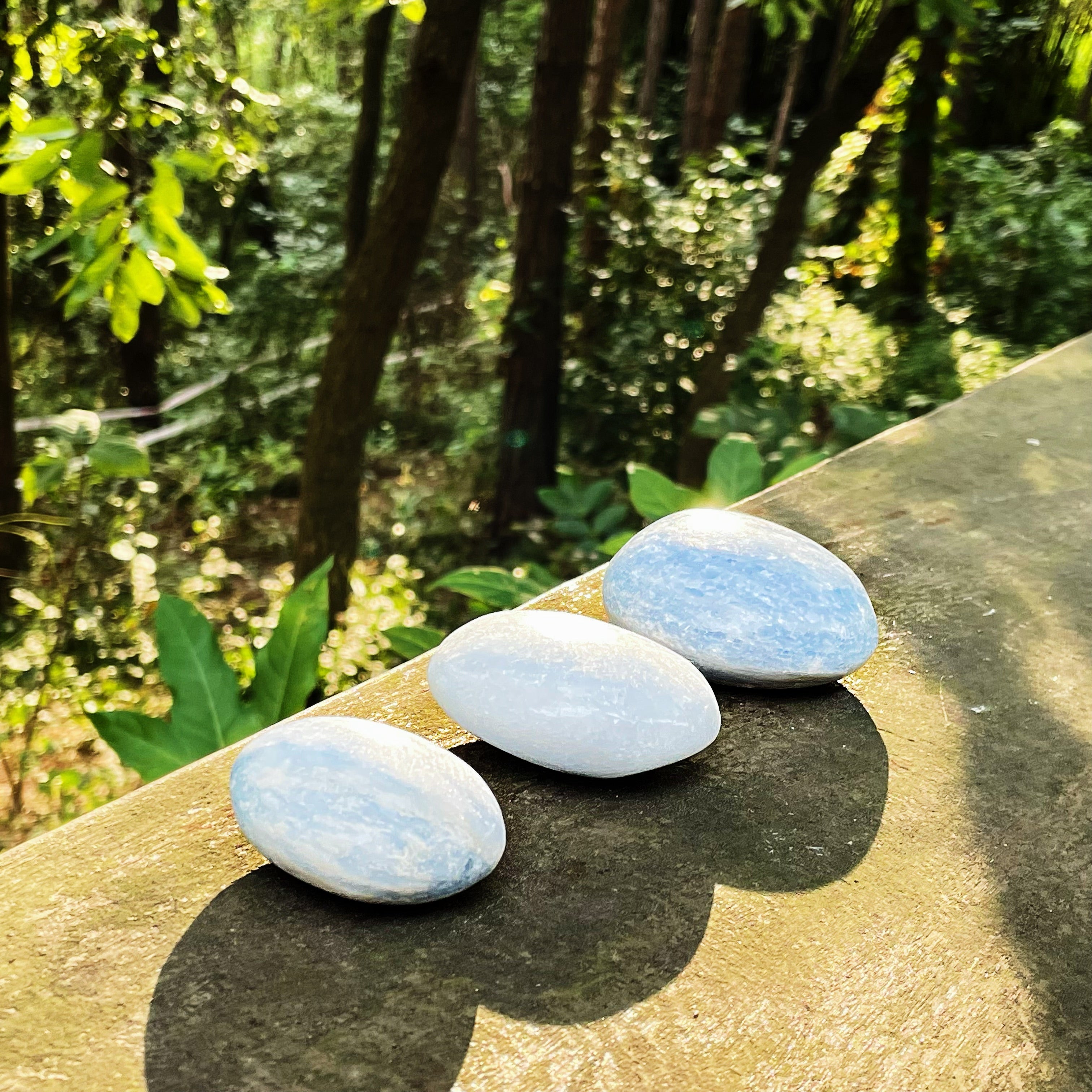 EnergyShine Natural Lapis Lazuli Palm Stone | Oval Polished Hand Therapy Stone 🌊💎