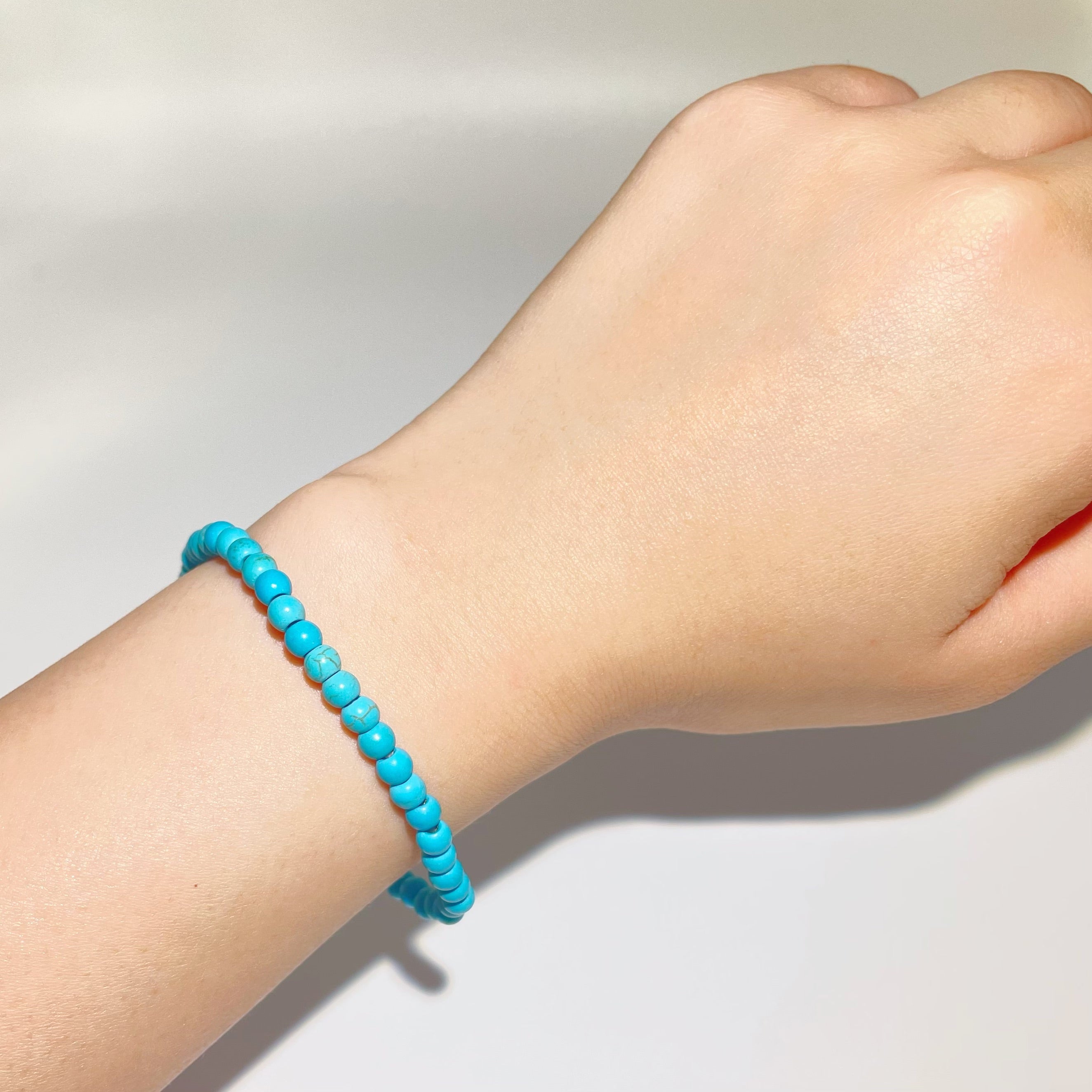 Energyshine Turquoise & Sterling Silver Beaded Bracelet - EnergyShine