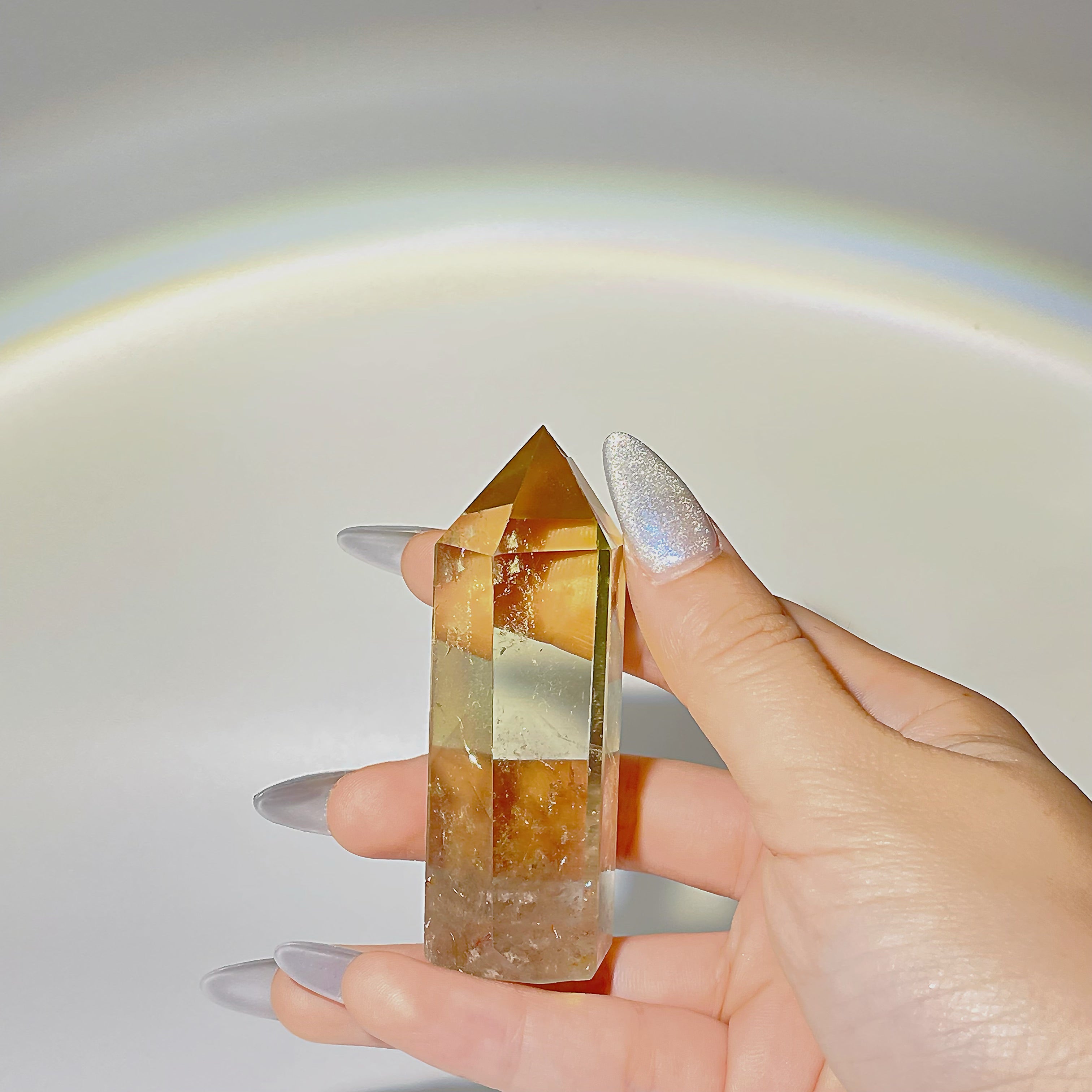 Natural Citrine Crystal Cluster | Wealth & Abundance Raw Stone 💛✨ - EnergyShine