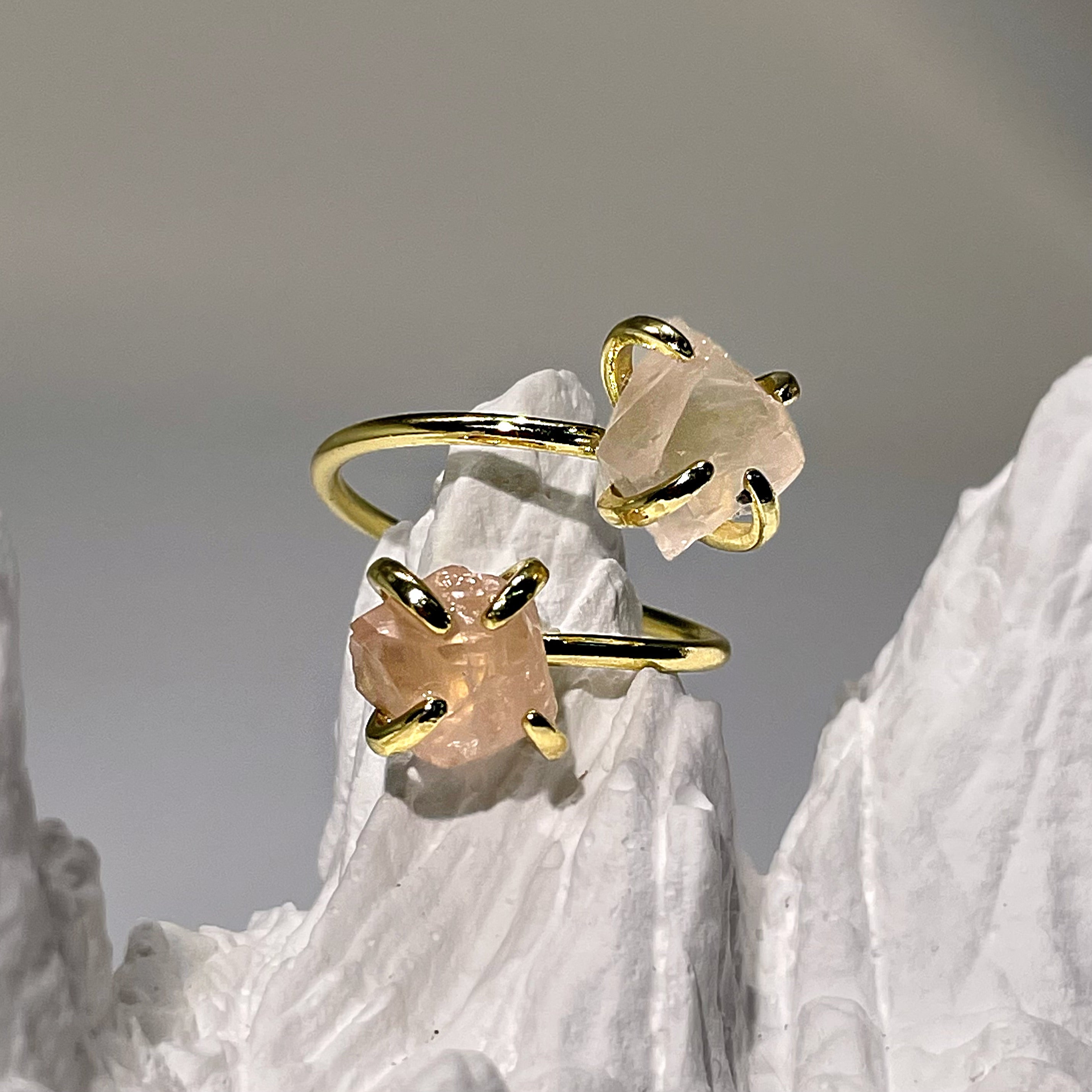EnergyShine Natural Crystal Adjustable Wrap Ring - EnergyShine
