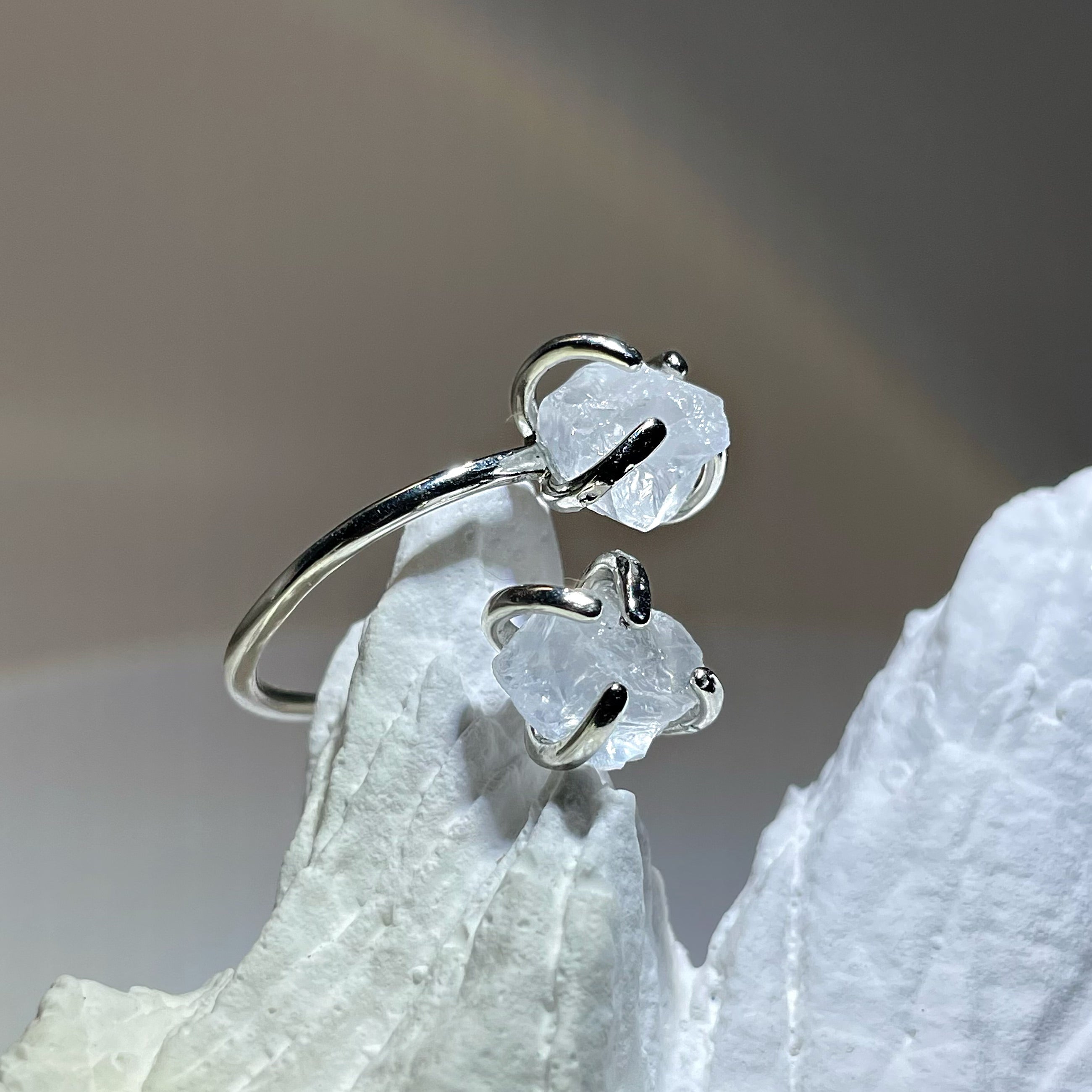 EnergyShine Natural Crystal Adjustable Wrap Ring - EnergyShine
