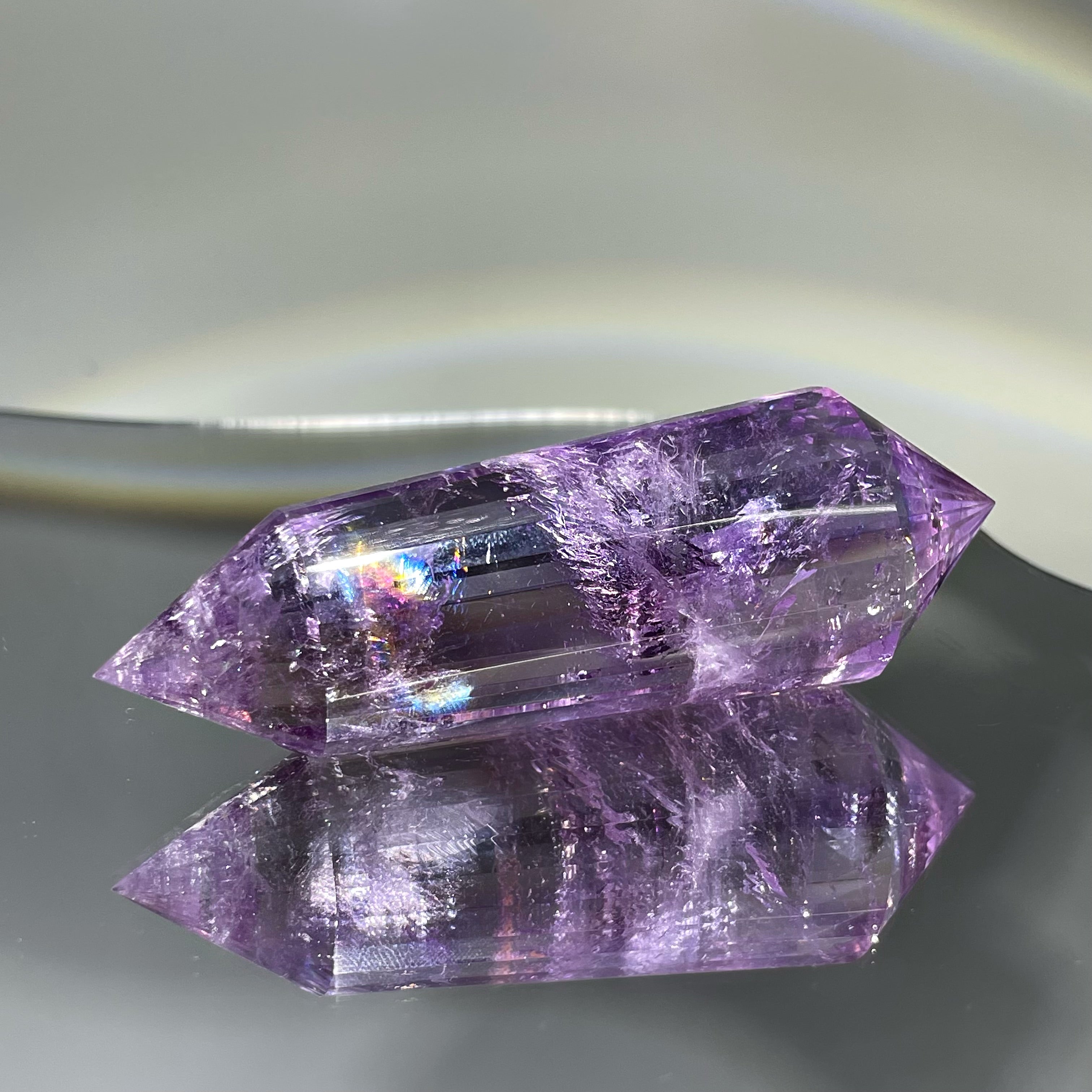 EnergyShine Natural Amethyst Crystal Point - EnergyShine