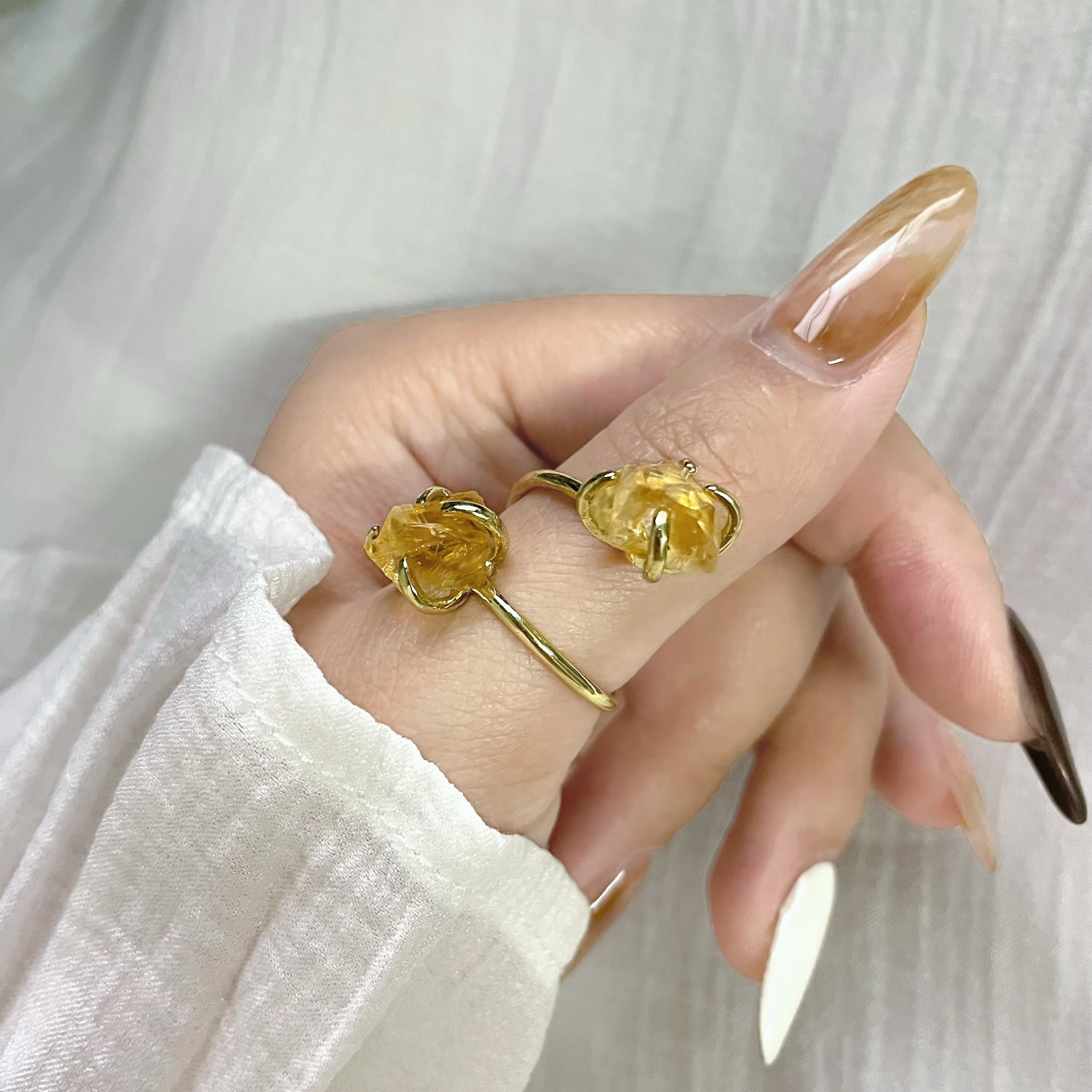 EnergyShine Natural Crystal Adjustable Wrap Ring - EnergyShine