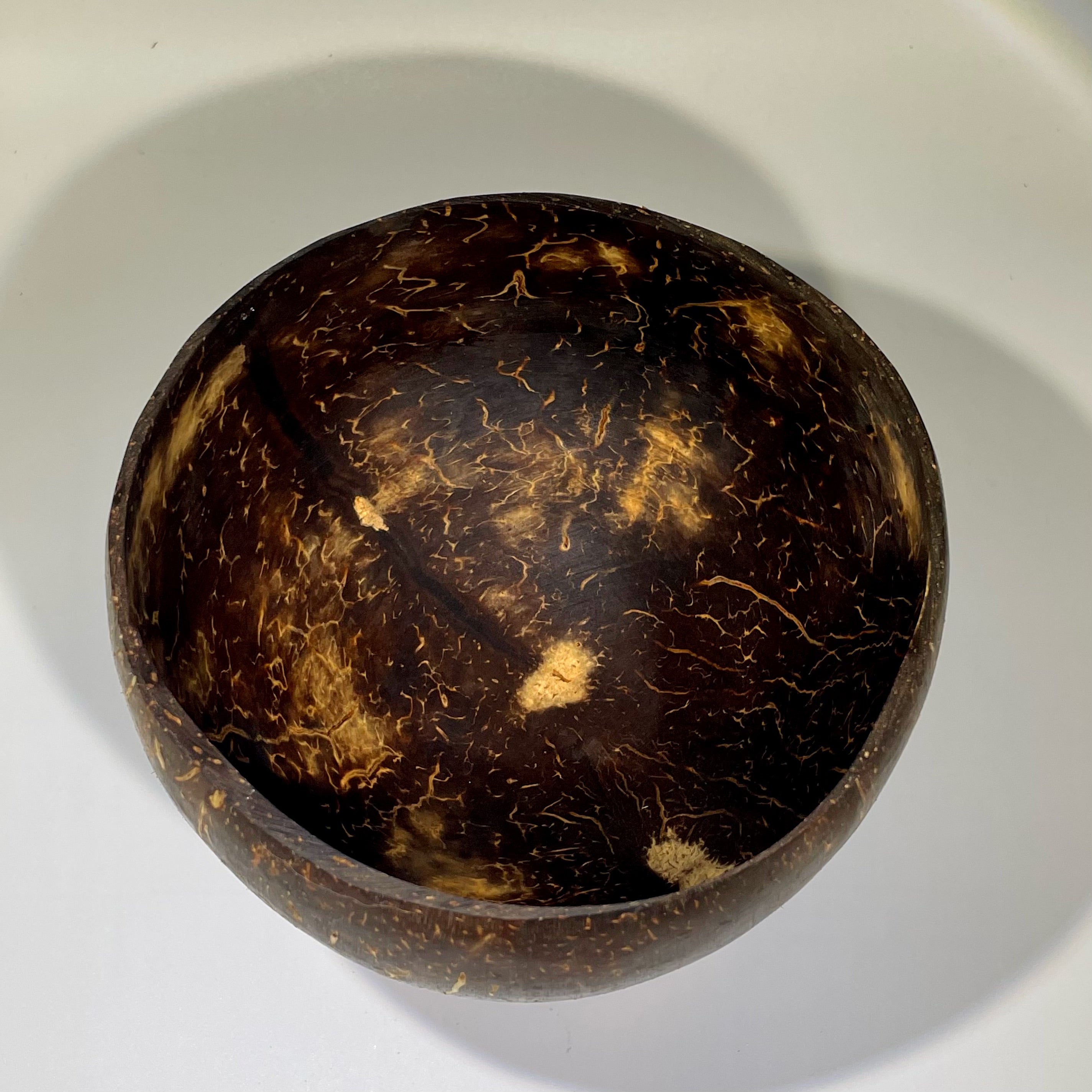 Natural Coconut Shell Crystal Cleansing Bowl - Purification Container - EnergyShine