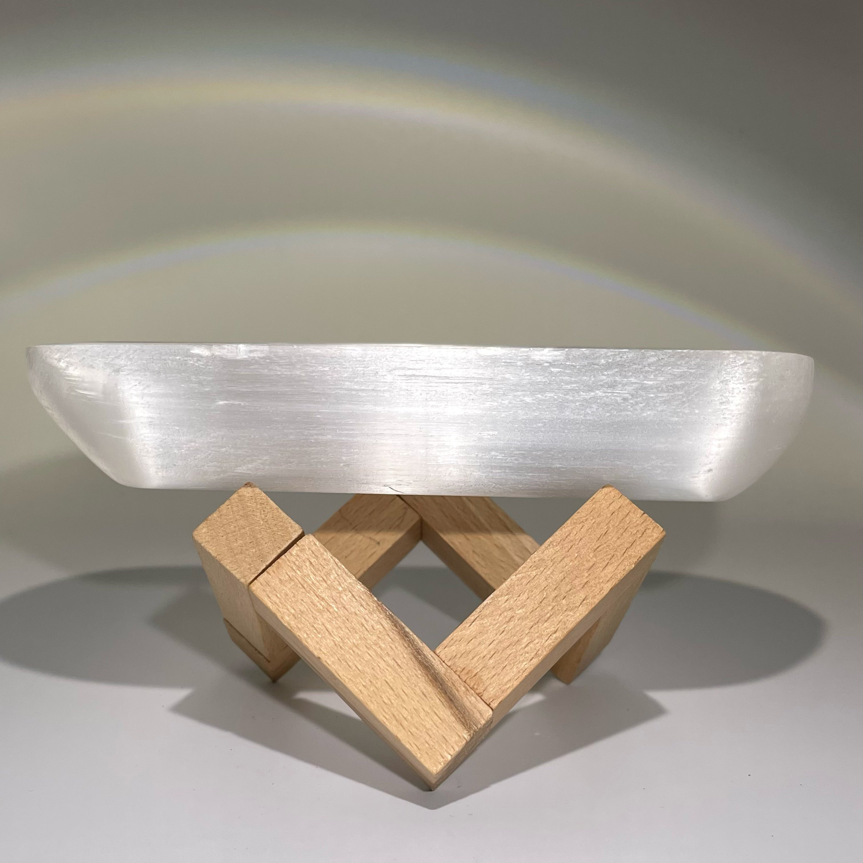 EnergyShine Natural Moroccan Selenite Bowl - Detoxification / Cleansing Bowl - EnergyShine
