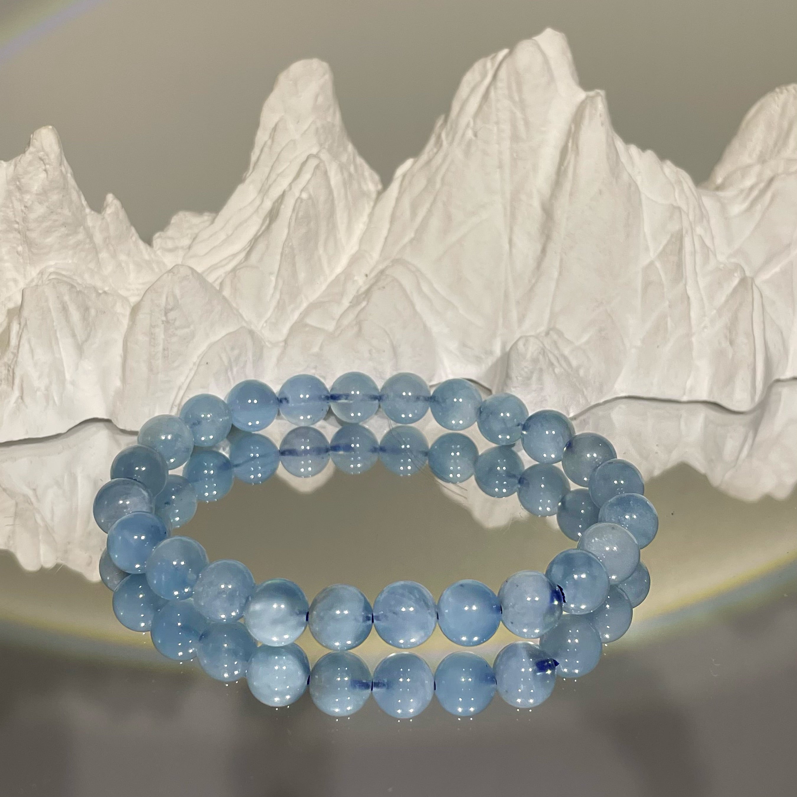 EnergyShine "Sea of Serenity" Natural Aquamarine Energy Bracelet