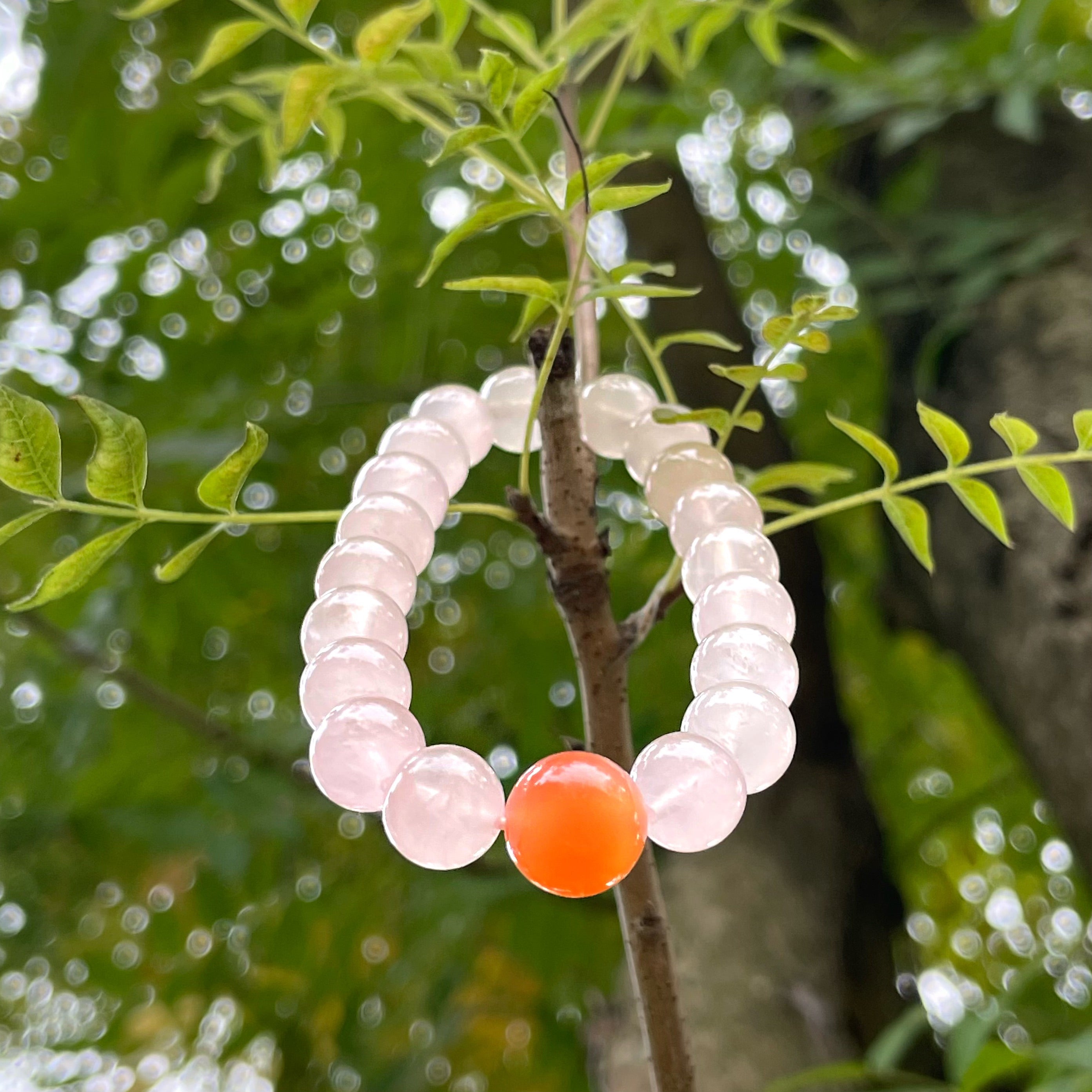 EnergyShine Madagascar Rose Quartz Bracelet
