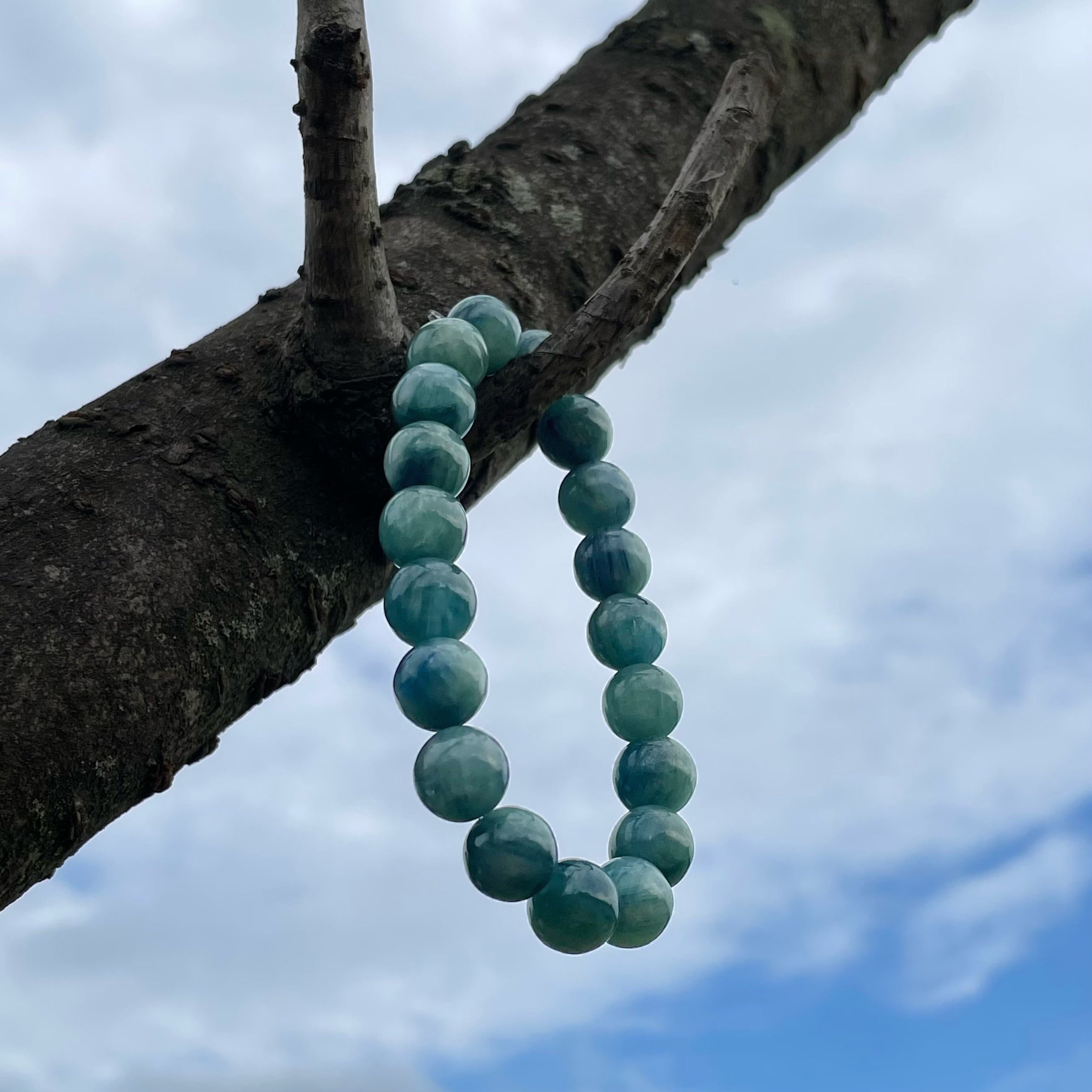 EnergyShine Natural Green Kyanite Manifestation Bracelet | Your Key to Career Breakthroughs