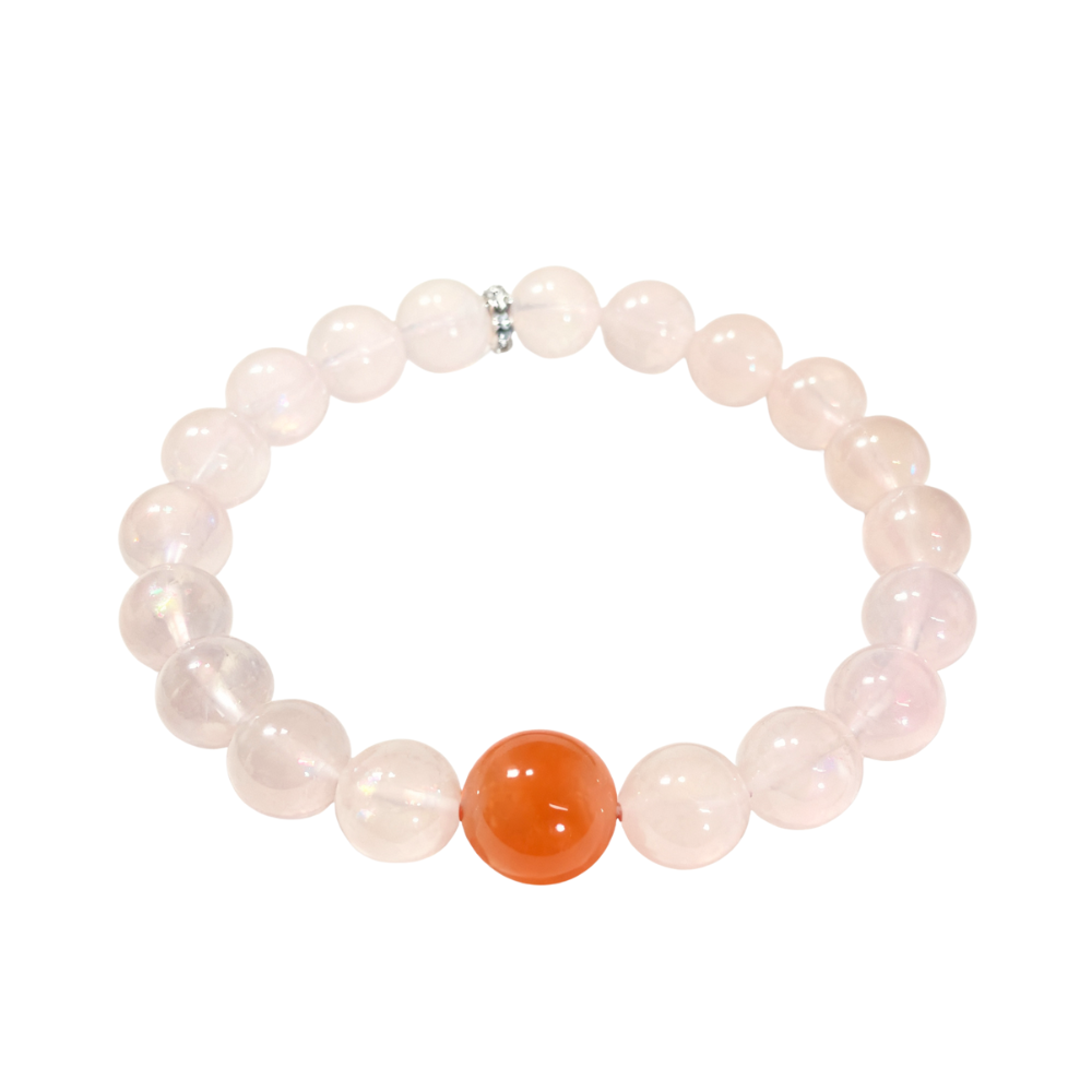 EnergyShine Madagascar Rose Quartz Bracelet - EnergyShine