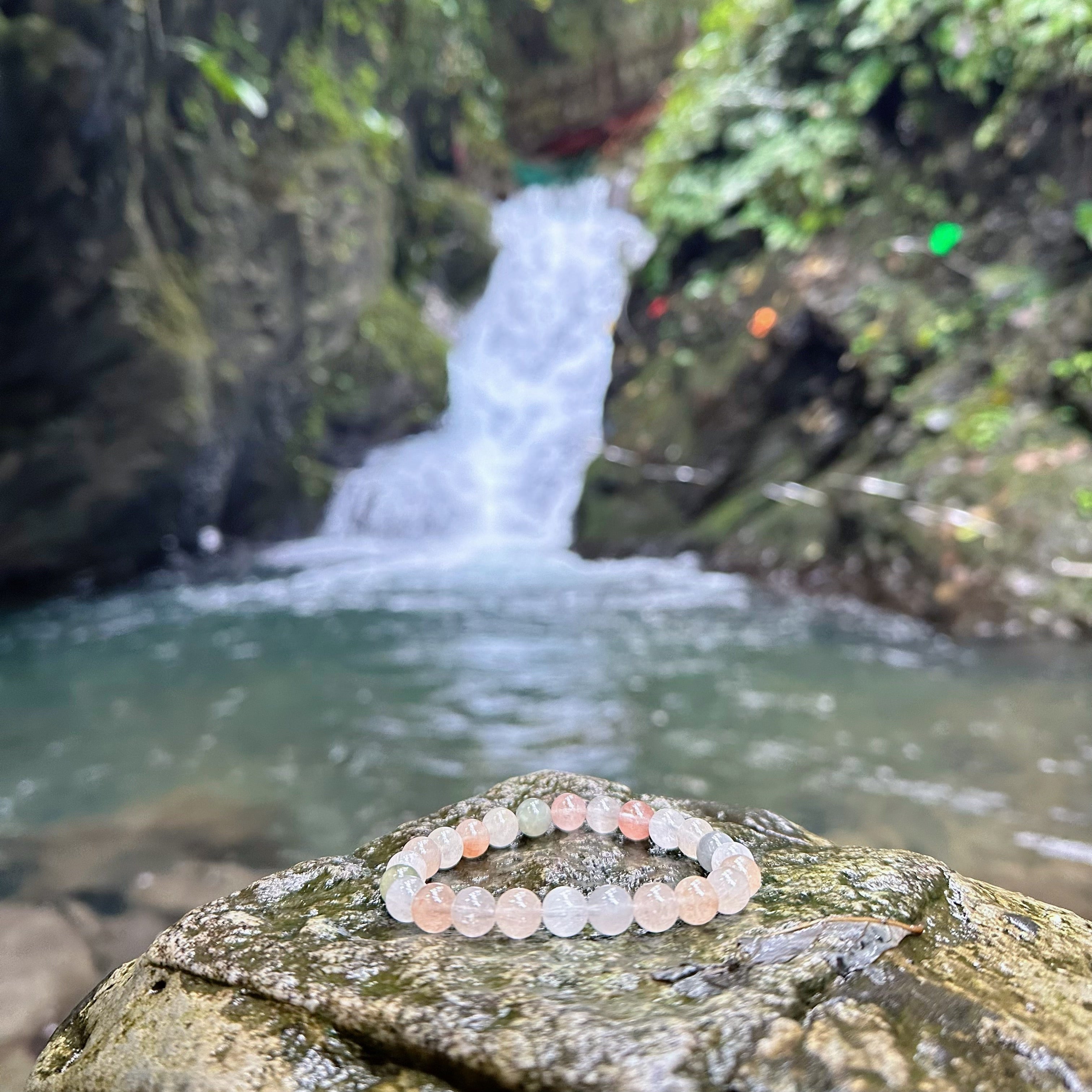 EnergyShine Delicate Pastel Rabbit Hair Quartz Bracelet