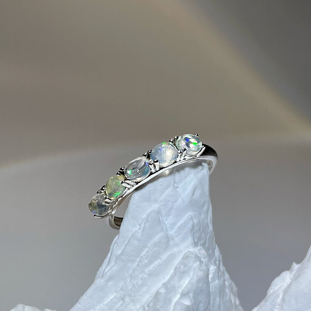 EnergyShine Opal Ring with Natural Stone - EnergyShine