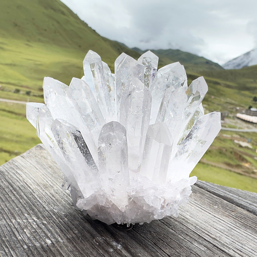 EnergyShine Natural White Quartz Cluster - Raw Crystal Specimen - EnergyShine