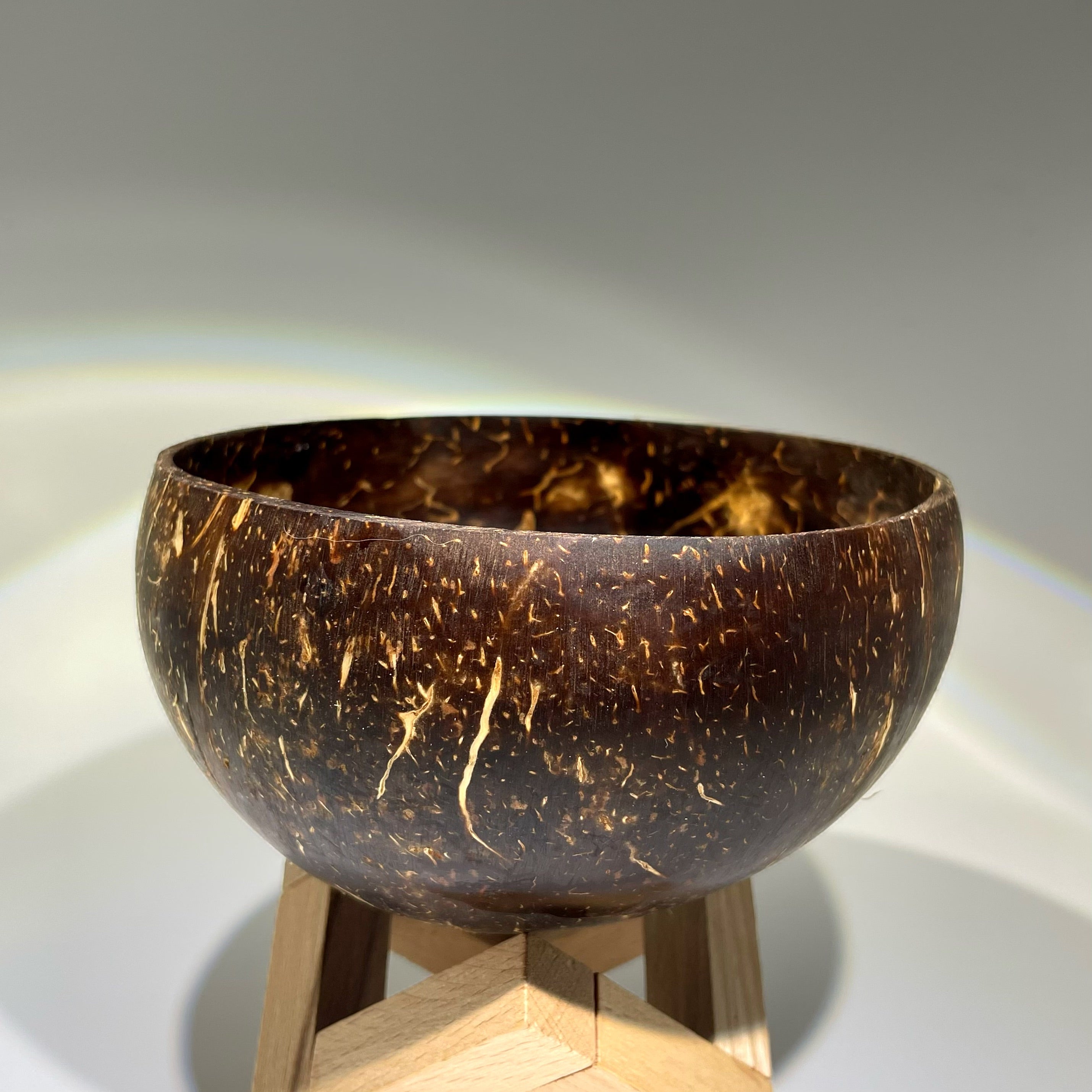 Natural Coconut Shell Crystal Cleansing Bowl - Purification Container - EnergyShine