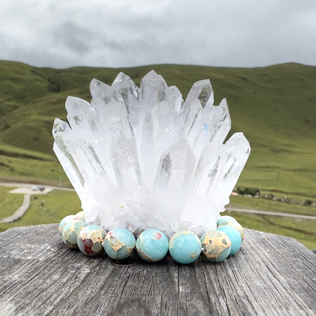 Energyshine Natural Shoushan Stone Beaded Bracelet - EnergyShine