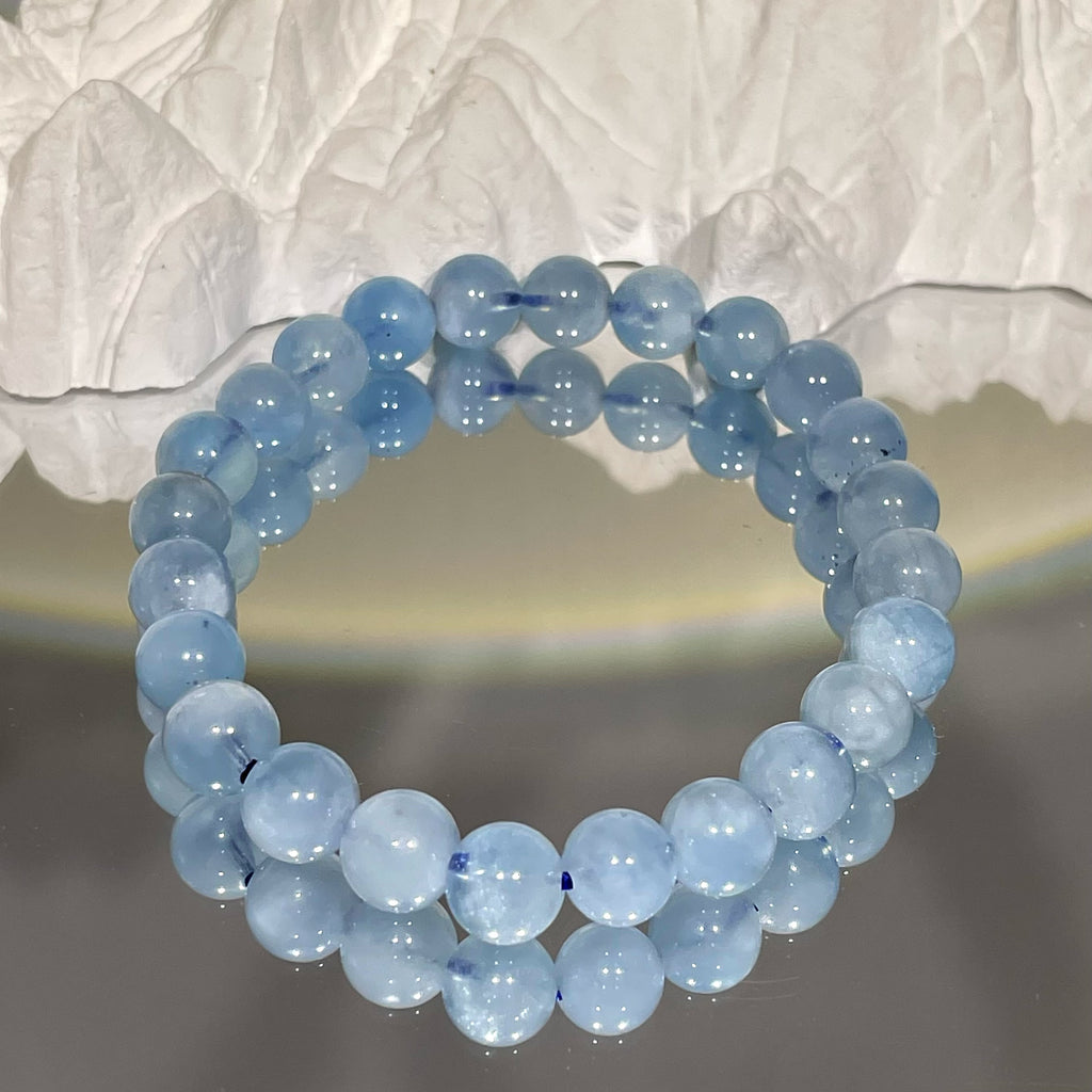 EnergyShine "Sea of Serenity" Natural Aquamarine Energy Bracelet