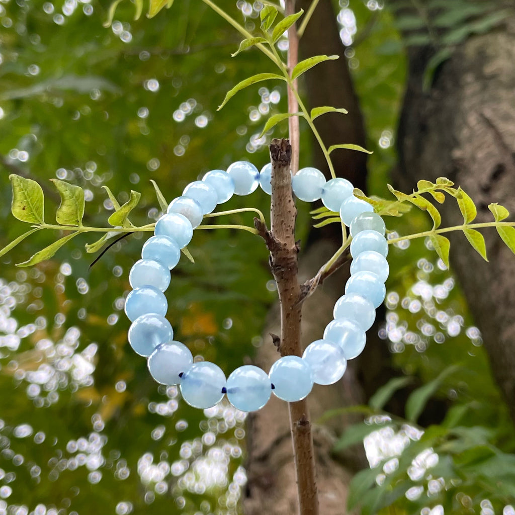 EnergyShine "Sea of Serenity" Natural Aquamarine Energy Bracelet